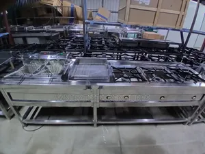 Three Burner Gas Cooker Combined Jiko