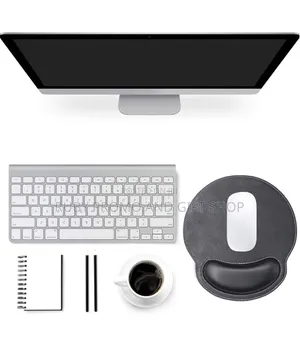 Mouse Pad Leather With Wrist Rest Support