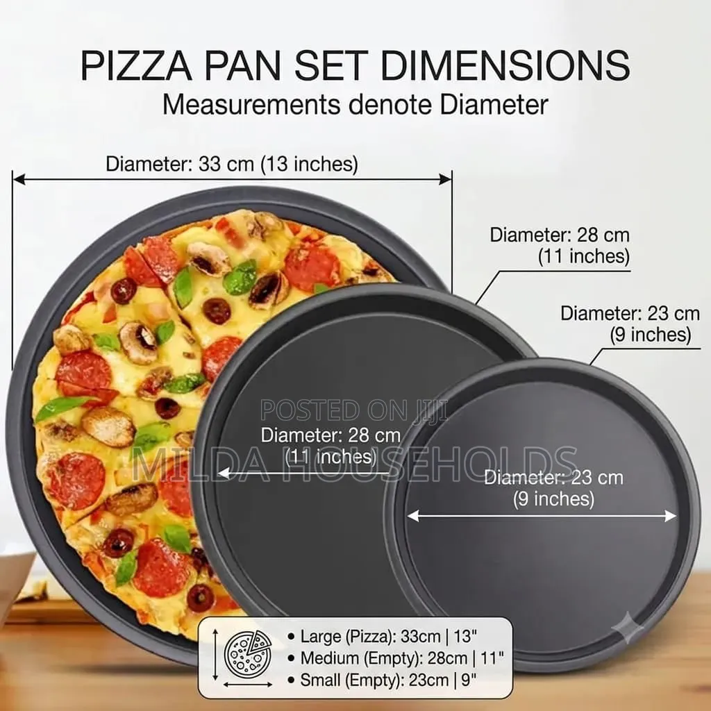 3pcs Pizza Pan