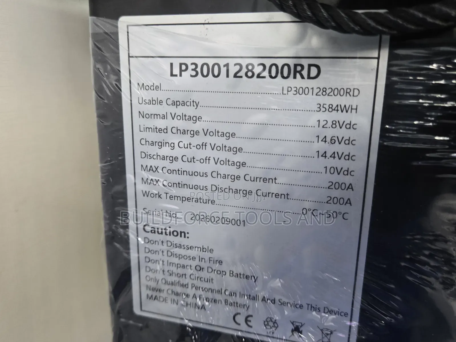 Solar Nyumbani 8kWh 25.6V 200AH Lithium Battery