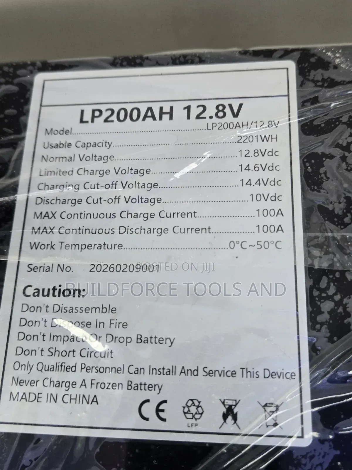 Solar Nyumbani 12.8V 300Ah Lithium Battery