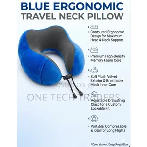 Travel Neck Pillow=with Phone Pocket