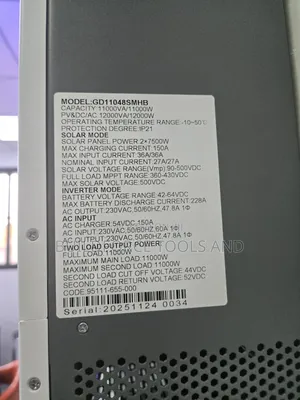 HEPU GD11048SMHB 11KW High Frequency Hybrid Inverter
