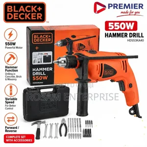 Hammer Drill 550w Complete Set With Accessories