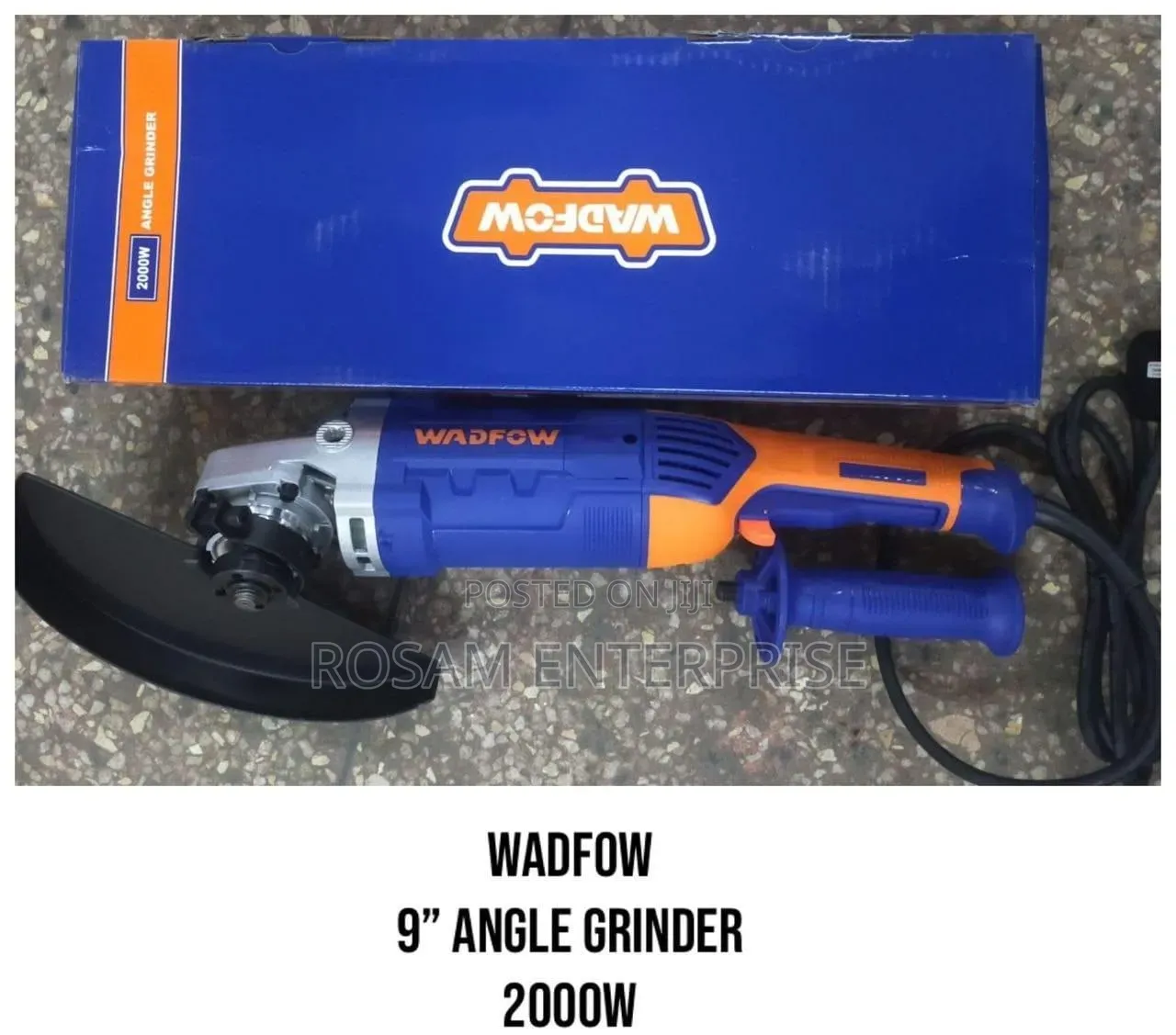 Wadfow 9" Angle Grinder