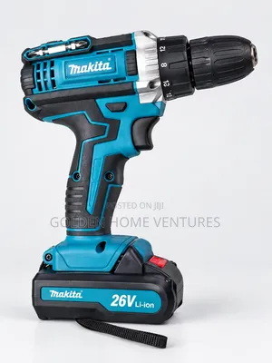 Rechargeable Cordless Impact Drill Set With 2 Batteries