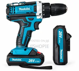 Rechargeable Cordless Impact Drill Set With 2 Batteries