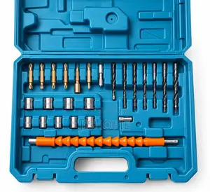 Rechargeable Cordless Impact Drill Set With 2 Batteries