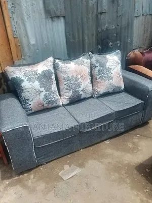 Grey 3 Seater Sofa + Payment After Delivery