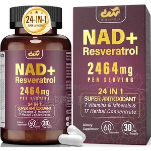 NAD+ Liposomal With Resveratrol- Energy, Focus Healthy Aging Support