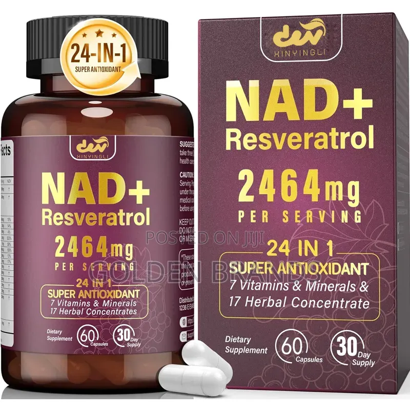 NAD+ Liposomal With Resveratrol- Energy, Focus Healthy Aging Support