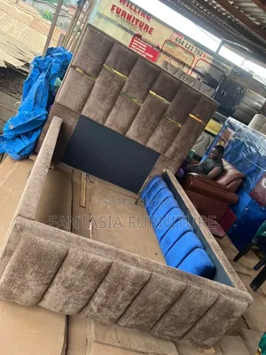 4 by 6 Brown Bed.