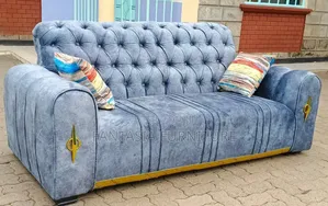 3 Seater Blue Clean Chester Sofa