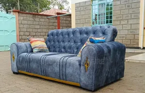 3 Seater Blue Clean Chester Sofa