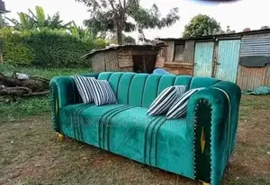 3Seater Green Living Set (Bubble Sofa)