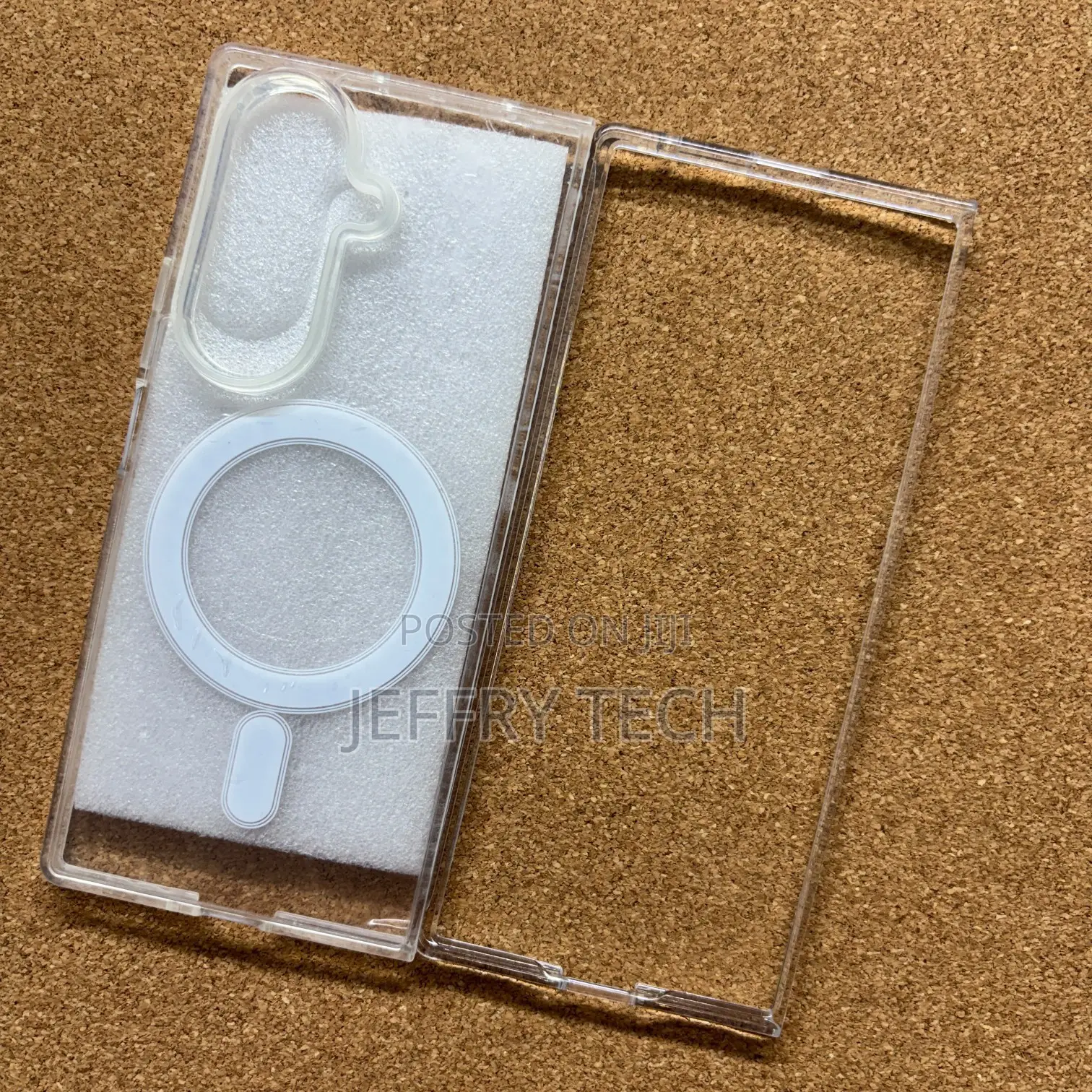 Samsung Z Fold 8 Ultra Clear Transparent Silicone Magsafe Back Cover