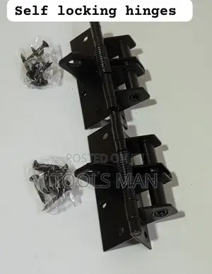 Heavy Duty 2Pcs Spring Loaded Self Closing Door Hinges