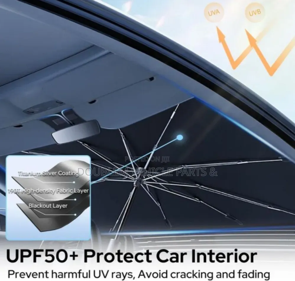 Car Windshield/Windscreen Sunshade/Visor Umbrella Foldable Universal