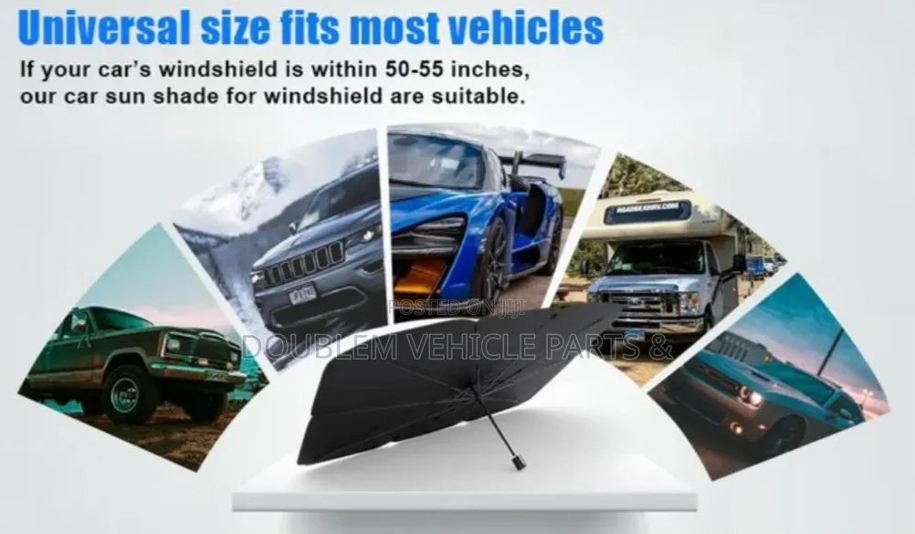 Car Windshield/Windscreen Sunshade/Visor Umbrella Foldable Universal