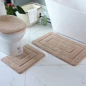 3pc Toilet Mat Set / Bathroom Mat Set