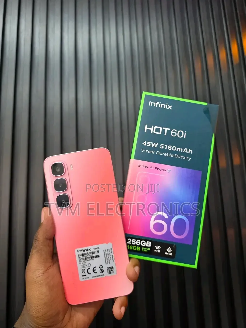 New Infinix Hot 60i 256 GB Silver