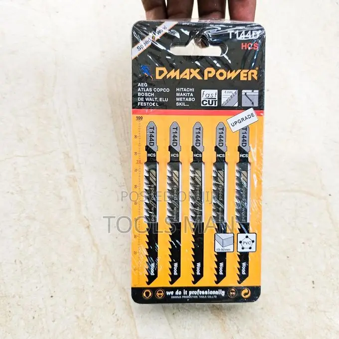 Dmax Power T144D Jigsaw Blades for Wood (5 PCS Heavy Duty Set)