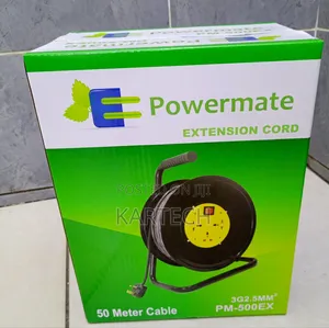 Powermate PM-500EX 50M 2.5mm Portable Electric Cable Reel