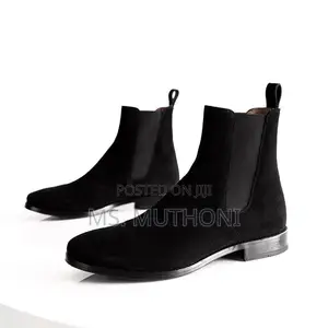 Classic Suede Ankle Slip on Boots Size 39-45