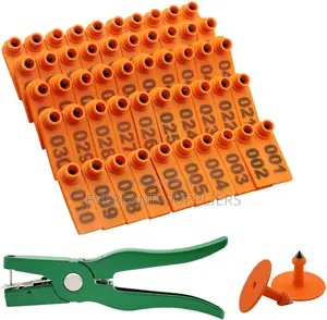 Goat Ear Tags 100 Pieces - Boldly Printed