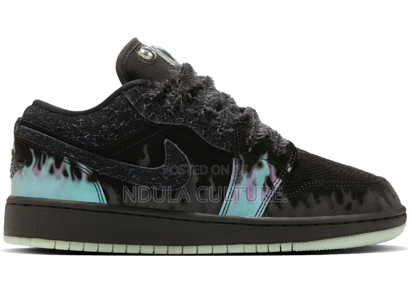 Air Jordan 1 Fortune Fly Sneakers (Glow in the Dark)