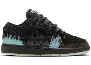 Air Jordan 1 Fortune Fly Sneakers (Glow in the Dark)