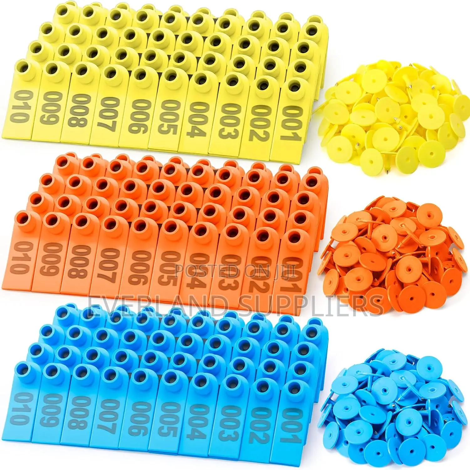 Goat Ear Tags - Made in 100pc PKT