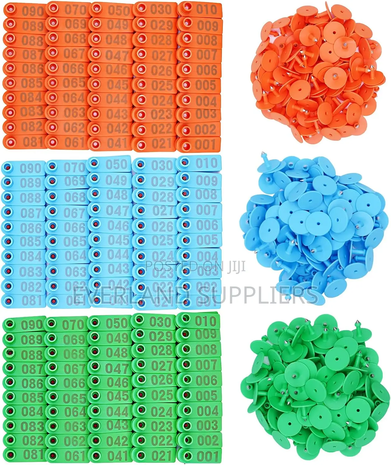 Goat Ear Tags - Batched 100pcs