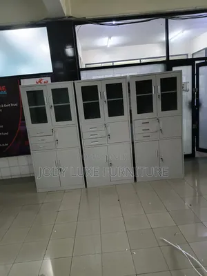 Office Cabinet=wite Steel Cabinet With Drwers