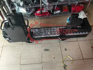 Landcruiser Fj100 Rear Bullbar Rear Bumper Tyre Holder Tank