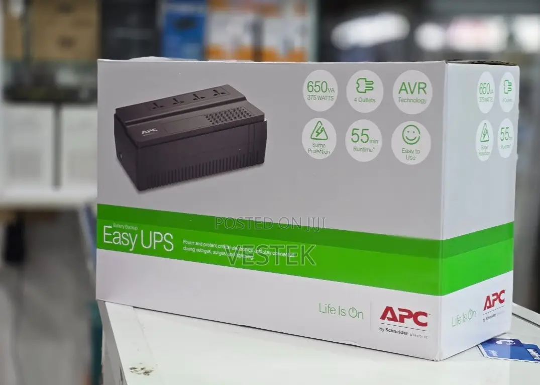 APC Easy UPS 650VA / 375W Uninterruptible Power Supply With AVR