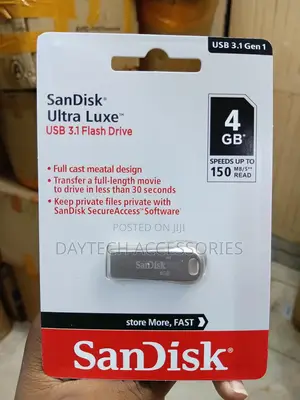SanDisk Ultra Luxe 4GB USB 3.1 Gen 1 USB Flash Drive