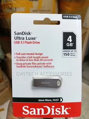 SanDisk Ultra Luxe 4GB USB 3.1 Gen 1 USB Flash Drive