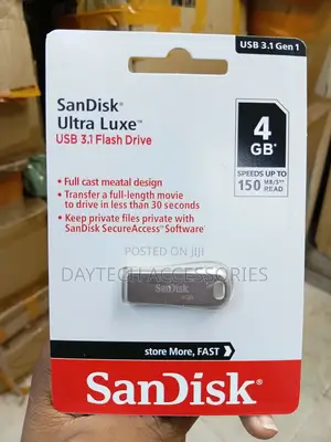SanDisk Ultra Luxe 4GB USB 3.1 Gen 1 USB Flash Drive