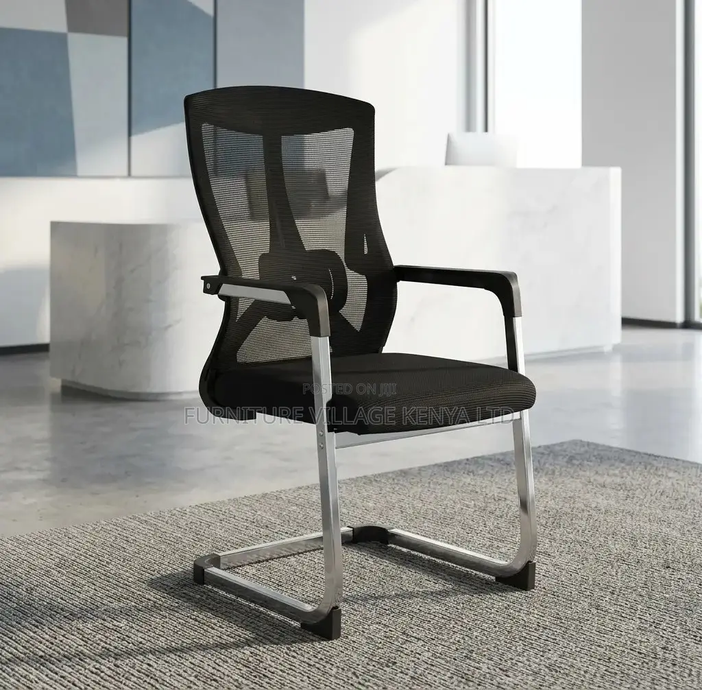 Visitor's Chair; Mid Back Ergonomic Mesh Visitor's/Guest Chair