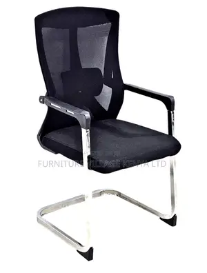 Visitor's Chair; Mid Back Ergonomic Mesh Visitor's/Guest Chair