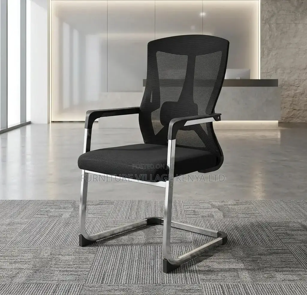 Visitor's Chair; Mid Back Ergonomic Mesh Visitor's/Guest Chair