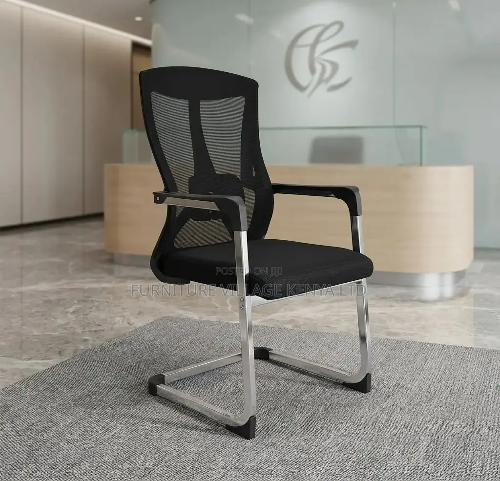 Visitor's Chair; Mid Back Ergonomic Mesh Visitor's/Guest Chair