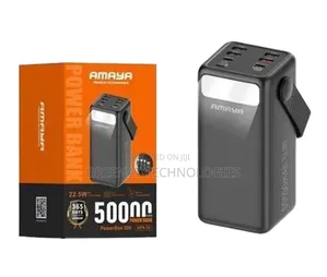 Amaya PowerBox 500 50000mAh Power Bank 22.5W PD Fast Built-in Cables
