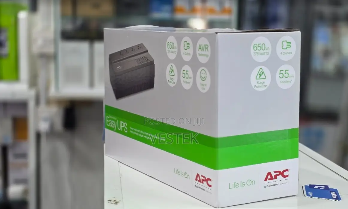 APC Schneider Electric 650VA Easy UPS 375 Watts Battery Backup