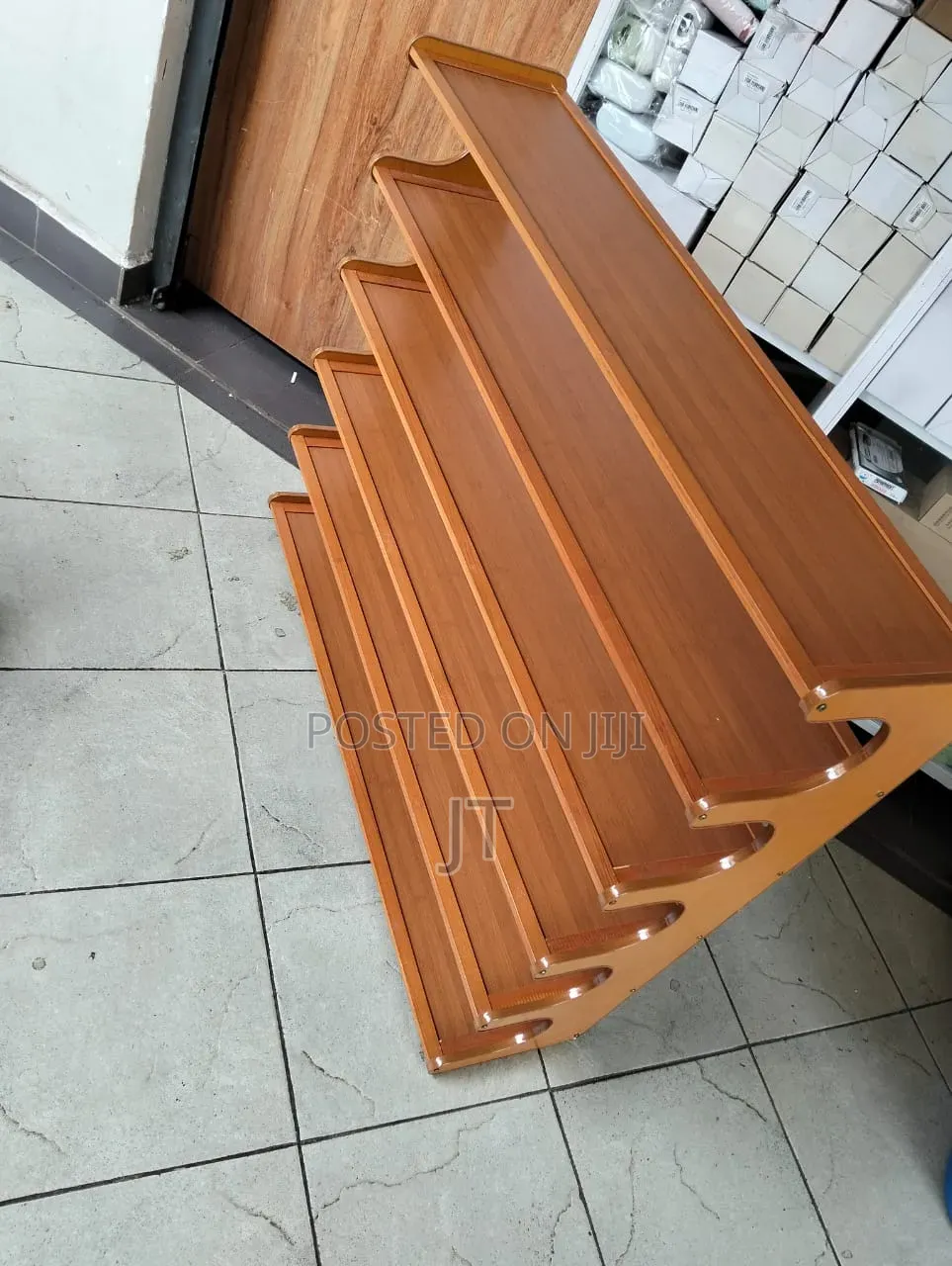 6 Layer Bamboo Shoe Rack (100*23*82cm)