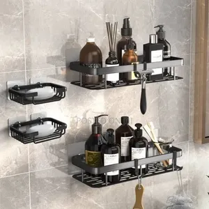 4pcs Set Shower Caddy Shelf/Bathroom Organizer