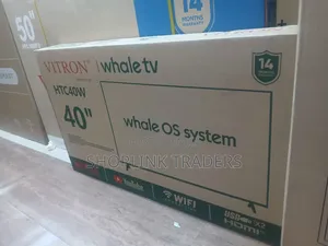 Vitron 40"inch Frameless Television Smart Android TV Inbuilt Decoder