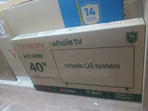 Vitron 40"inch Frameless Television Smart Android TV Inbuilt Decoder