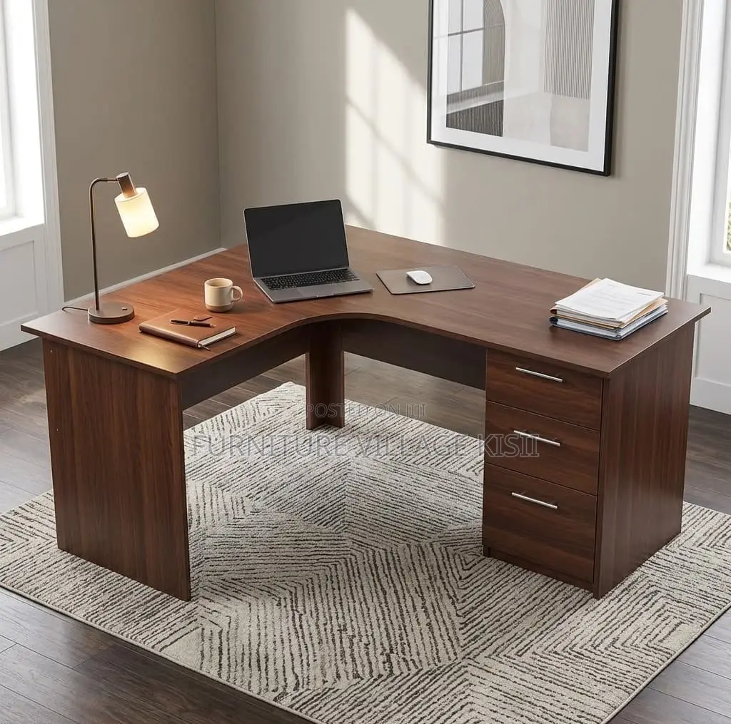 Office Desk; Curved Corner Desk 140cm